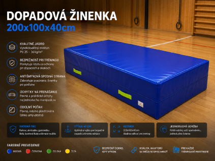 Dopadova zinenka 200x100x40cm