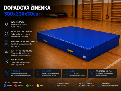 Dopadova zinenka 300x200x30cm