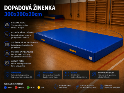 Dopadova zinenka 300x200x20cm