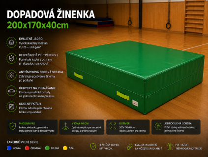 Dopadova zinenka 200x170x40cm
