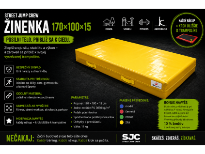 aZinenka 170x100x15cm