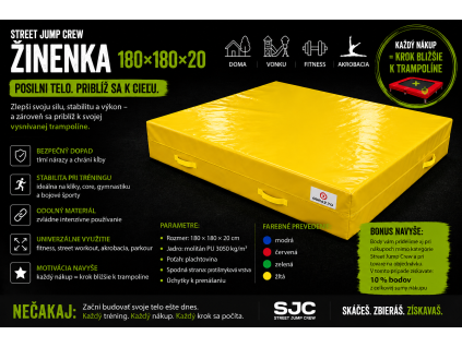 aZinenka 180x180x20cm