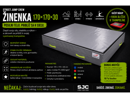 aZinenka 170x170x30cm