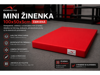 MINI ZINENKA CERVENA