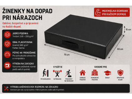 Dopadova zinenka 75x60x15cm