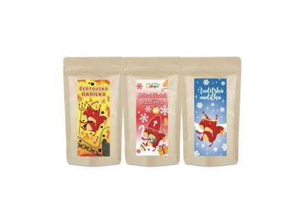 MIKULÁŠSKÝ BALÍČEK - OŘÍŠKOVÝ MIX 3 x 75 g
