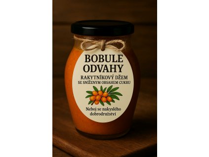 BOBULE ODVAHY přední strana etikety