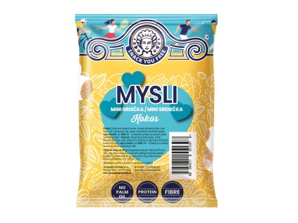 MYSLI MINI srdicka Kokos Celopotisk HIGH