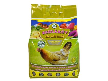 SEDLÁKŮV SLEPIČÍ HNŮJ 3 kg