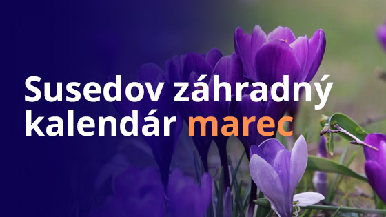 Susedov záhradný kalendár - marec