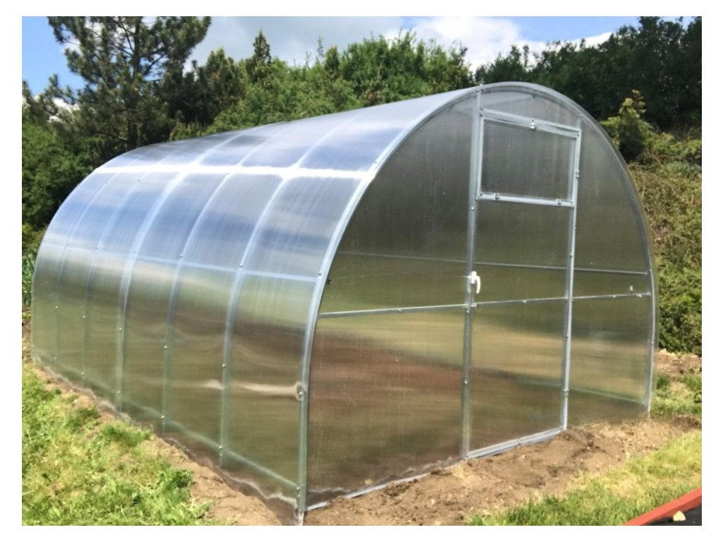 Polykarbonátový skleník IGEL MANDARIN 8 x 3 m, 4 mm  + Predmontáž polykarbonátu na čelá skleníka zadarmo