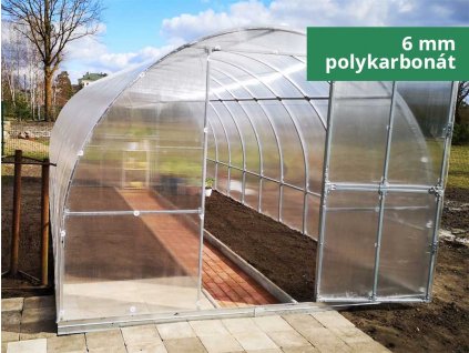 Záhradný skleník Gardentec CLASSIC T Profi 8 x 3 m 5x tyč na paradajky ZDARMA