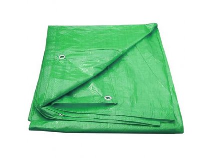 Plachta s oky 3 x 4m zelená, 100g/m2