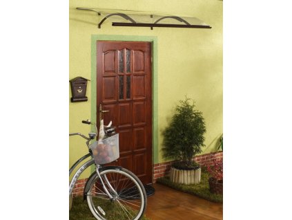 Strieška nad dvere LANITPLAST OLOR 160/87, hnedá