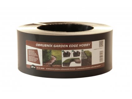 Záhradný obrubník GARDEN EDGE HOBBY 20 m čierny