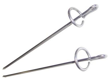 Jehla špízová 23 cm nerez (2ks)