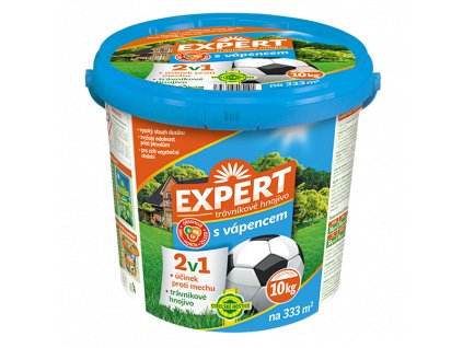 Trávnikové hnojivo EXPERT - trávnikové hnojivo s vápencom 2v1 10 kg
