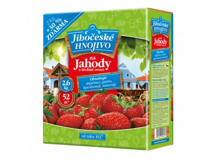 Juhočeské hnojivo na jahody  2kg + 30% ZDARMA