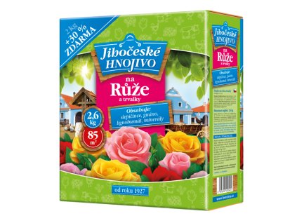 Juhočeské hnojivo na ruže a trvalky 2kg + 30% ZDARMA