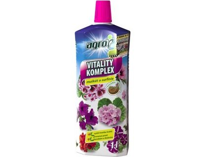 Hnojivo Vitality komplex AGRO muškát a surfinie 1 l