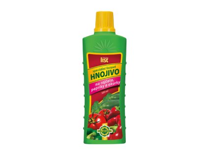 Hnojivo LIST pre paradajky, papriky a uhorky s kolagénom 0.5 l