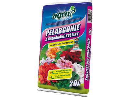 Substrát AGRO pre pelargónie 20 l
