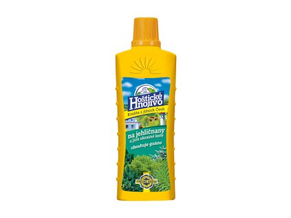 Hoštické hnojivo na ihličnany s guánom 0.5 l