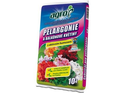 Substrát AGRO pre pelargónie 10 l