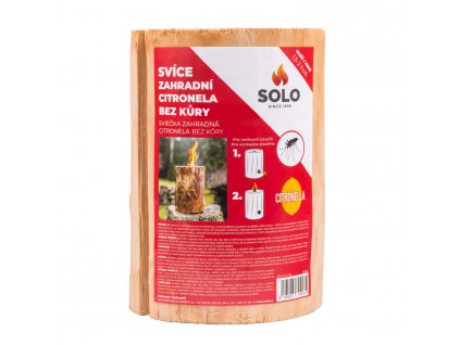 SOLO Sviece záhradné citronela bez kôry