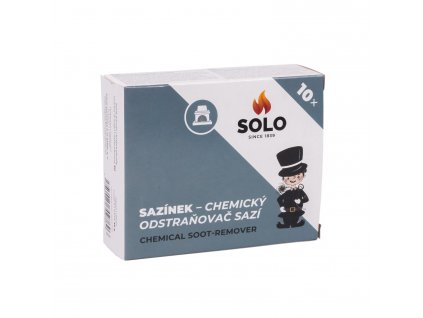 SOLO Chemický odstraňovač sadzí - SAZÍNEK, 10 ks sáčkov