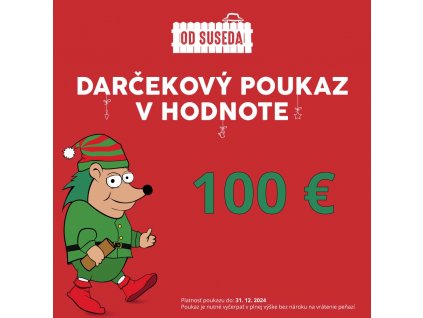 poukaz vanoce 2023 100EUR