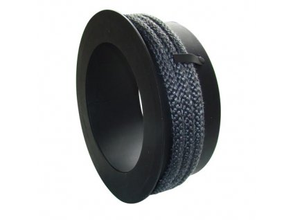 Komínová redukcia 130/180 mm, t.1,5 mm s povrazcom, čierna