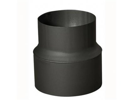 Redukce trubková 180/160 mm (d.160 mm), t.1,5 mm, černá
