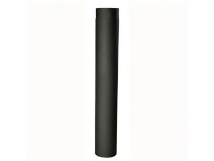 Roura kouřová 120 mm/1000, t.1,5 mm, černá