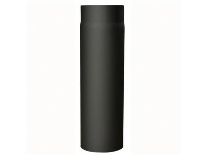 Roura kouřová 130 mm/500, t.1,5 mm, černá