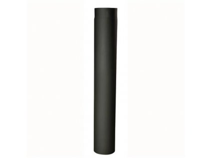 Roura kouřová 160 mm/1000, t.1,5 mm, černá