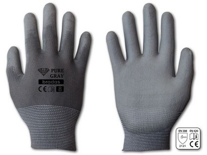 Pracovné rukavice Bradas PURE GRAY PU 10