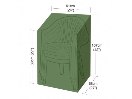 Krycia plachta na 4 záhradné stoličky 61 x 68 x 107 cm, PE 90g/m2