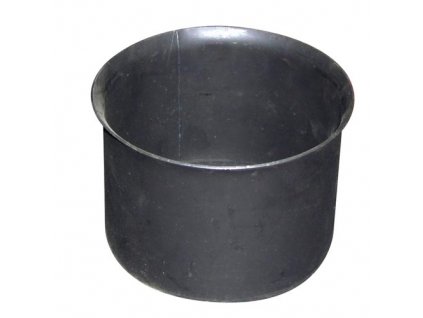 Zděř kouřová 160 mm , t.1,5 mm, černá