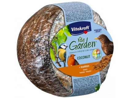 Kokosový orech plnený hmyzom