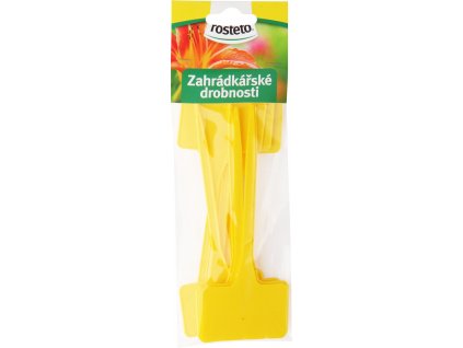 Menovka zapich Rosteto SL 135 žltá 15x5, 5x3, 5 cm (sada 10ks) rovná