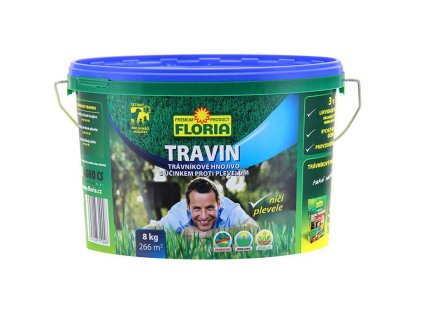 Hnojivo na trávniky FLORIA Travin 8 kg
