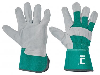 Pracovné kombinované rukavice EIDER zelená, veľ. 12