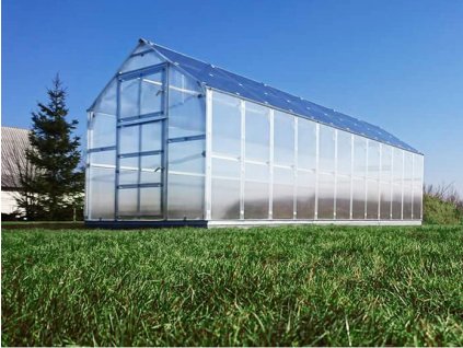 Záhradný skleník Gardentec H 9,17 x 2,35 m  5x tyč na paradajky ZADARMO