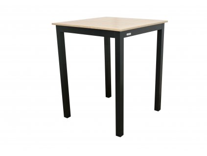 Stôl EXPERT WOOD antracit, gastro, barový, hliníkový, 90x90x110 cm