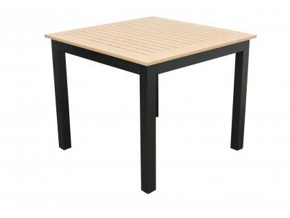 Stôl EXPERT WOOD antracit, gastro, hliníkový, 90x90x75 cm