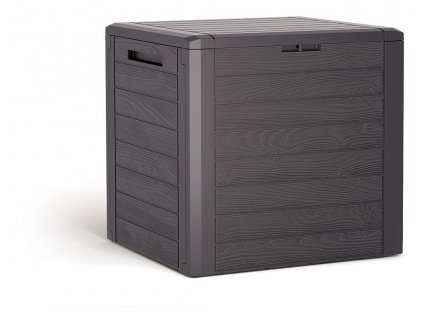 Záhradný box WOODEBOX 140 l - tmavohnedá 58,5 cm