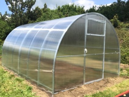 Polykarbonátový skleník IGEL MANDARIN 8 x 3 m, 4 mm + Predmontáž polykarbonátu na čelá skleníka zadarmo