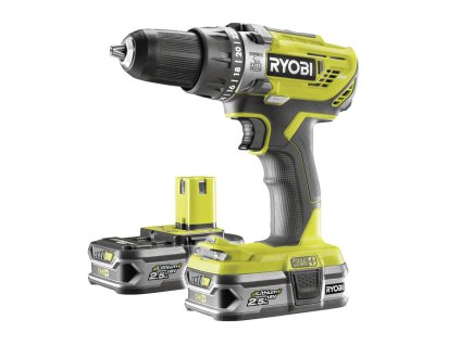 AKU príklepová vŕtačka RYOBI R18PD3-225S 18V + akumulátor + nabíjačka