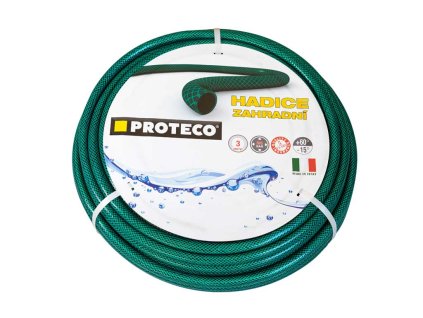 Záhradná hadica PROTECO 1/2", 25 m, zelená